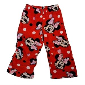 ❤️ Minnie Mouse Fleece PJ Bottoms · Size XS (Girls)